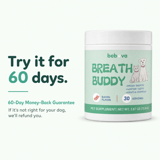 Bebova Breath Buddy Dog Dental Powder for Teeth Cleaning