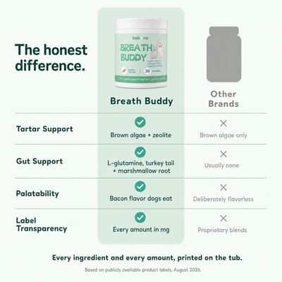 Bebova Breath Buddy Dog Dental Powder for Teeth Cleaning