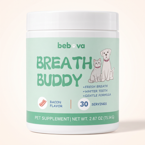 Bebova Breath Buddy Dog Dental Powder for Teeth Cleaning